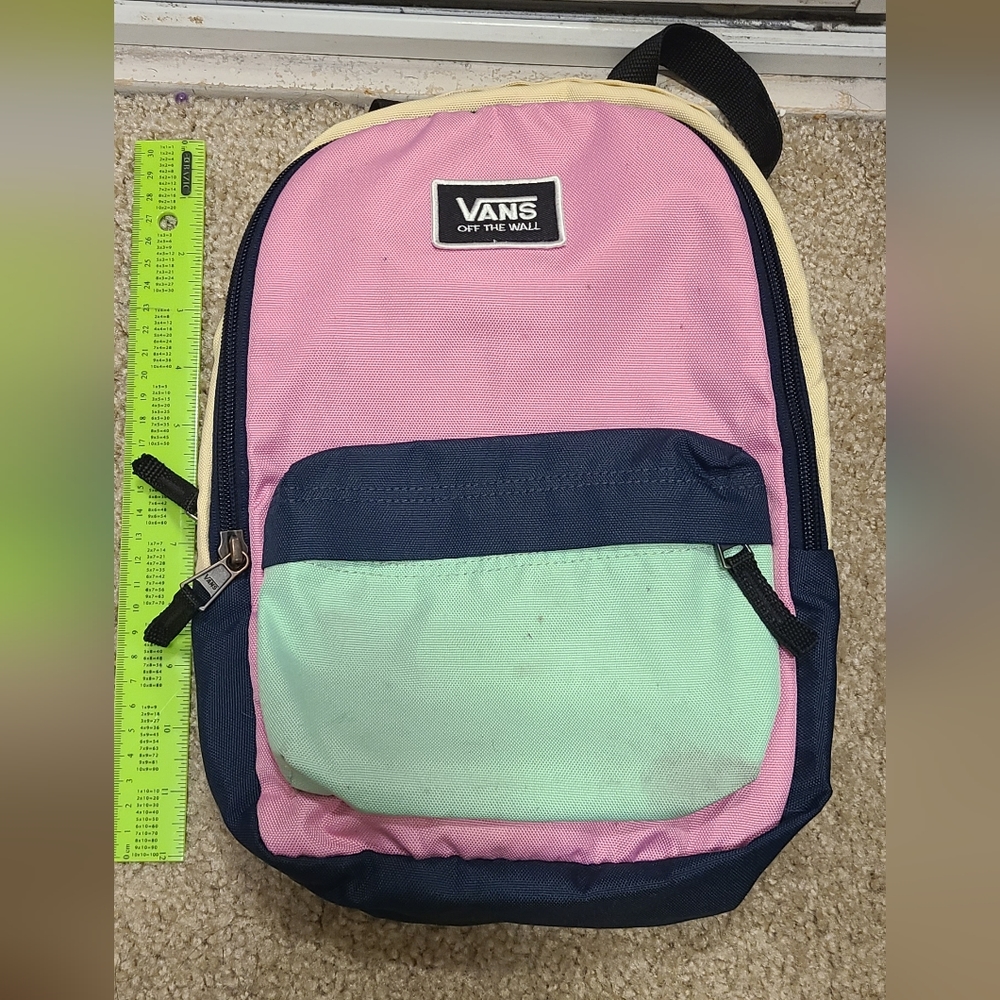 Vans color block backpack